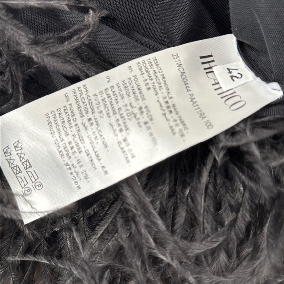 The Attico Feather Tulle Minidress - Picture 9 of 9